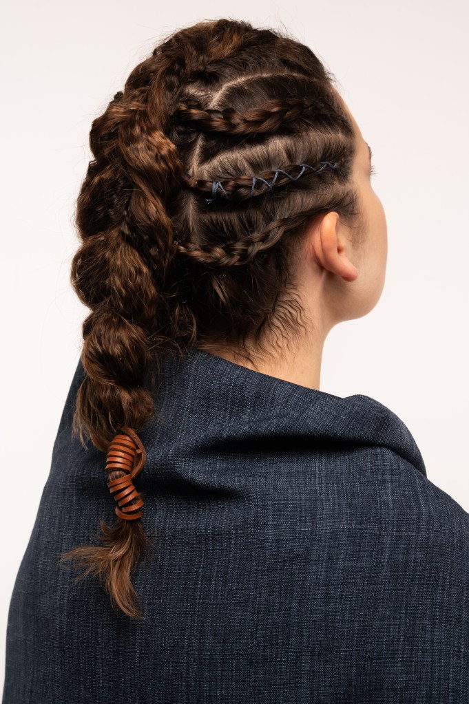 Editorial Viking inspired hair styling